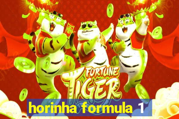 horinha formula 1